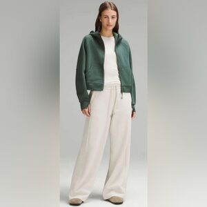 Lululemon Scuba Oversized Full Zip Hoodie Size XS/S Dark Forest